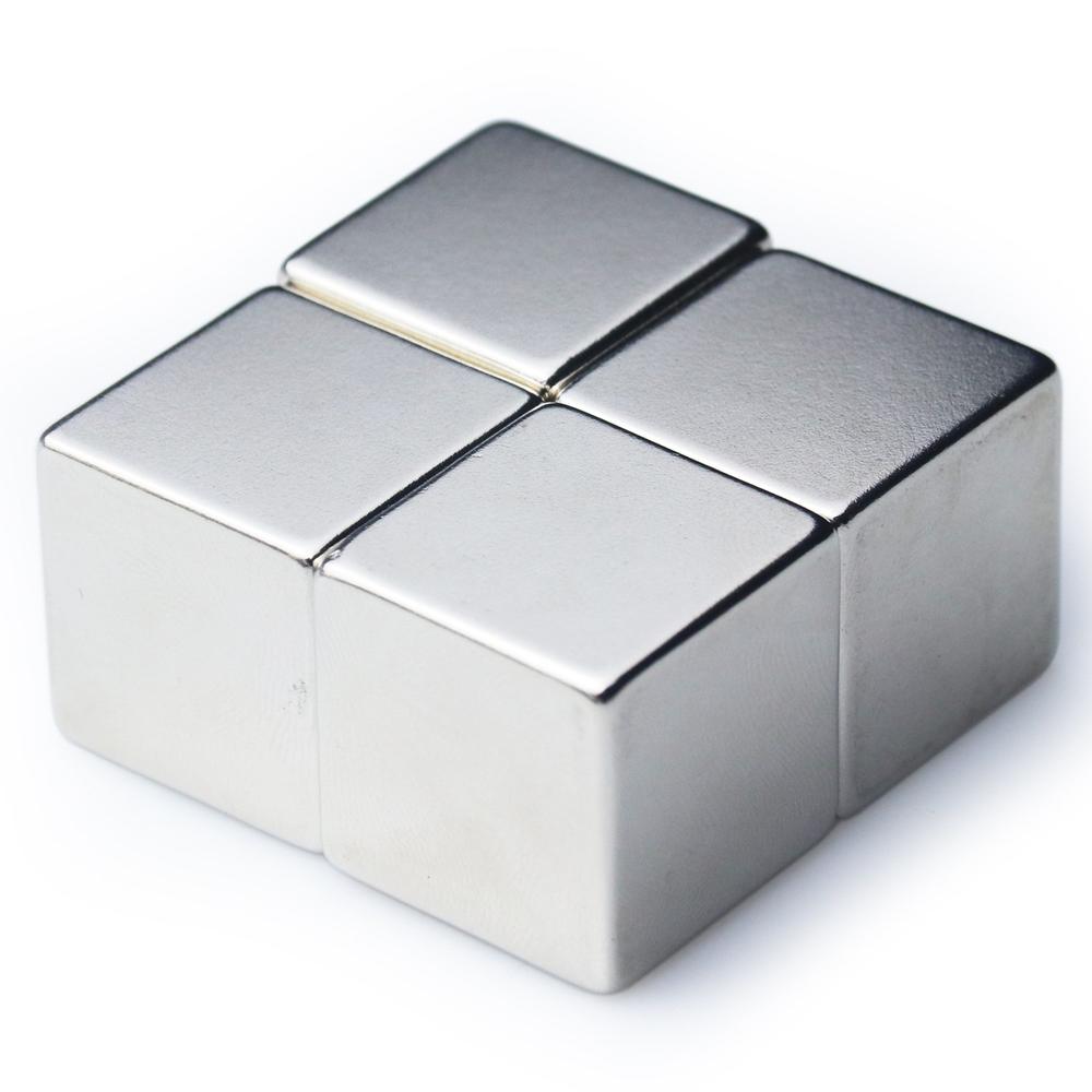 DIYMAg 1 cube Neodymium Magnets, One Inch cube Rare Earth Magnet ...