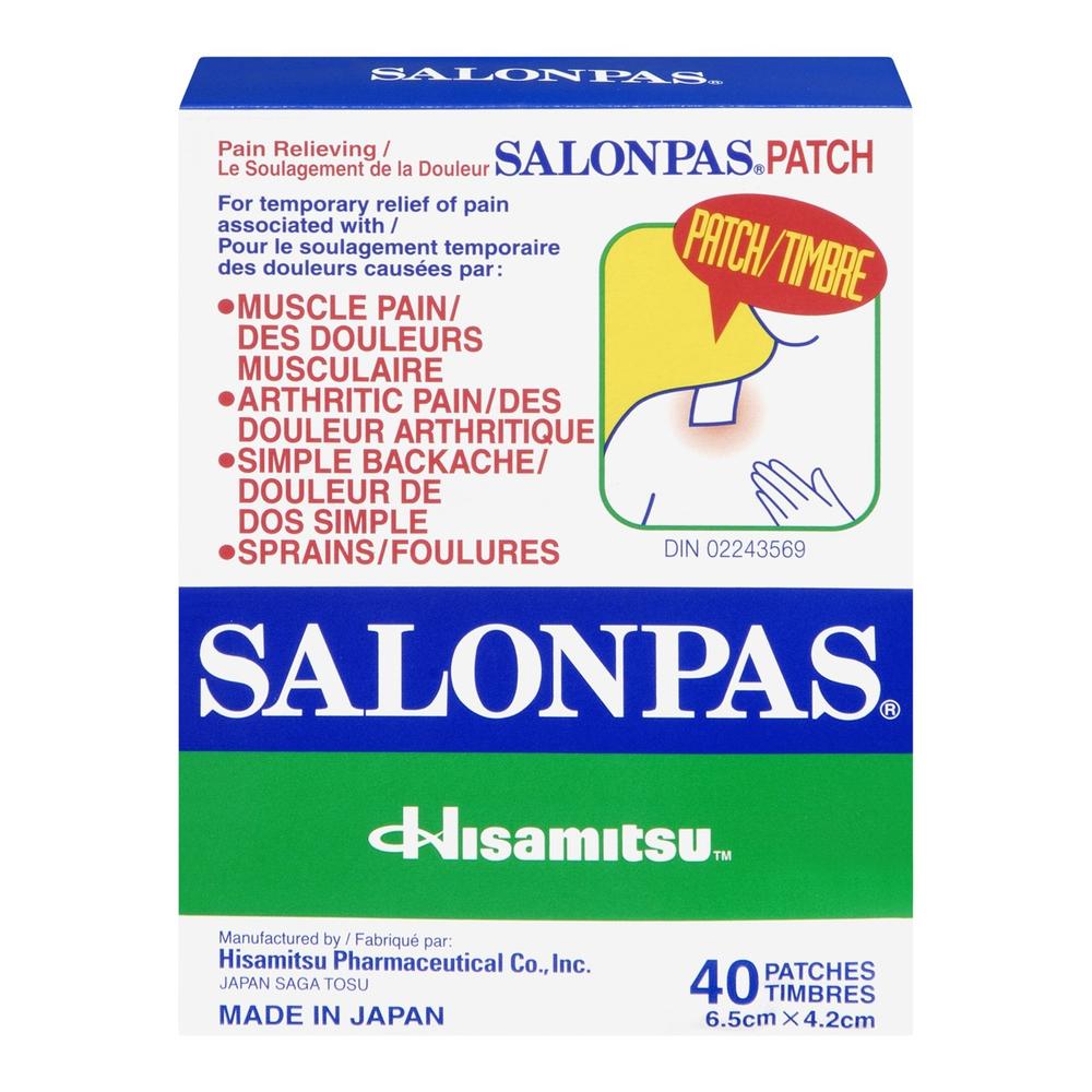 Salonpas Pain Relieving Patch - 40 Ea