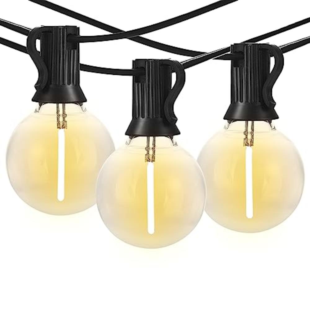 Banord 100FT g40 globe String Lights, 2700K LED Outdoor Patio Lights String with 50 Dimmable Shatterproof Bulbs, Waterproof conn