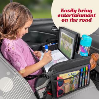 Lusso Gear Kids Travel Tray for Toddler Kids Car Seat, Lap Tray