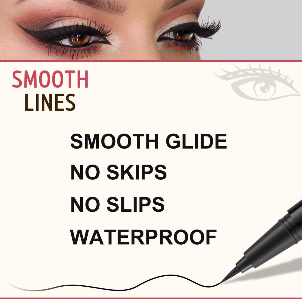 LAVONE Eyebrow Stamp Pencil Kit for Eyebrows, Makeup Brow Stamp Trio Kit with Waterproof Eyebrow Pencil, Eyeliner, Eyebrow Pomad