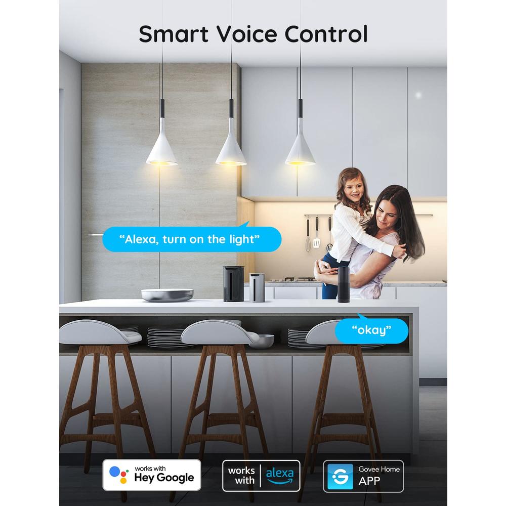 govee Smart Plug, WiFi Outlet compatible with Alexa and google Assistant, Mini Smart Home Plugs with Timer Fuction & group contr
