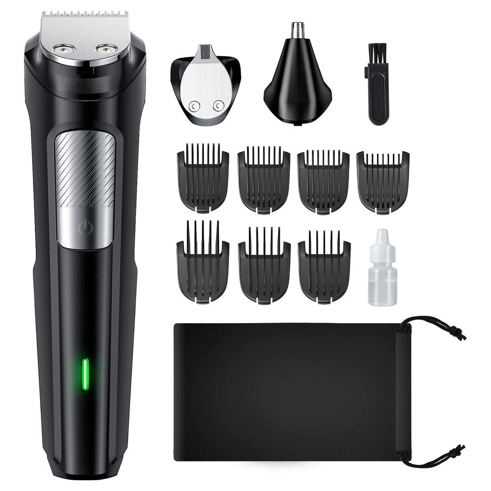 RICAF Beard Trimmer Hair clipper for Men, All-in-One MenAs grooming Kit with cordless Rechargeable Hair TrimmerANoseATrimmerAElectricA