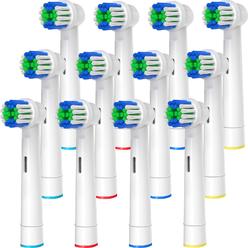 genkent Replacement Toothbrush Heads Compatible with Oral-B Braun, 12 Pcs Professional Electric Toothbrush Heads Brush Heads for Oral B 