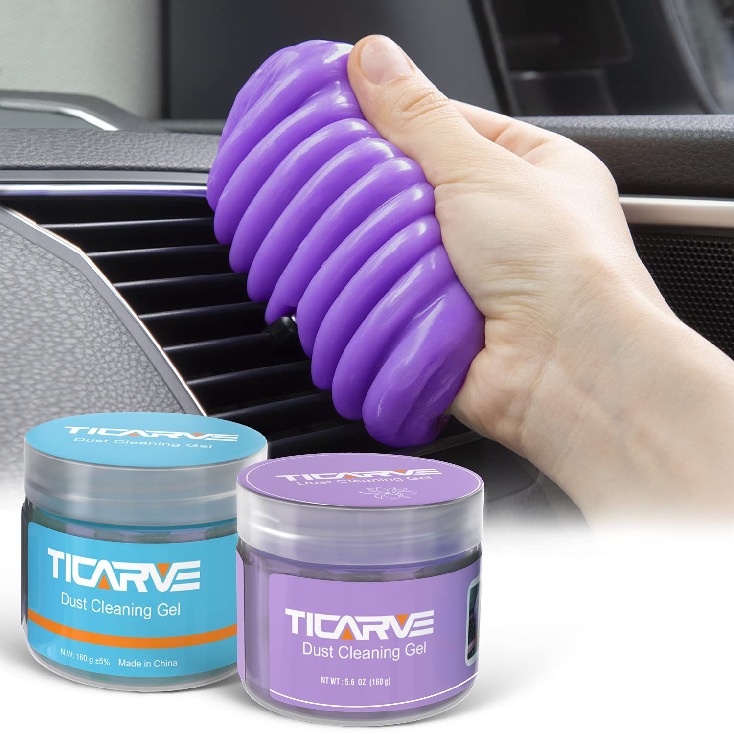 TICARVE TIcARVE cleaning gel for car cleaning Putty car Slime for cleaning  car Detailing Putty Detail Tools car Interior cleaner Automot