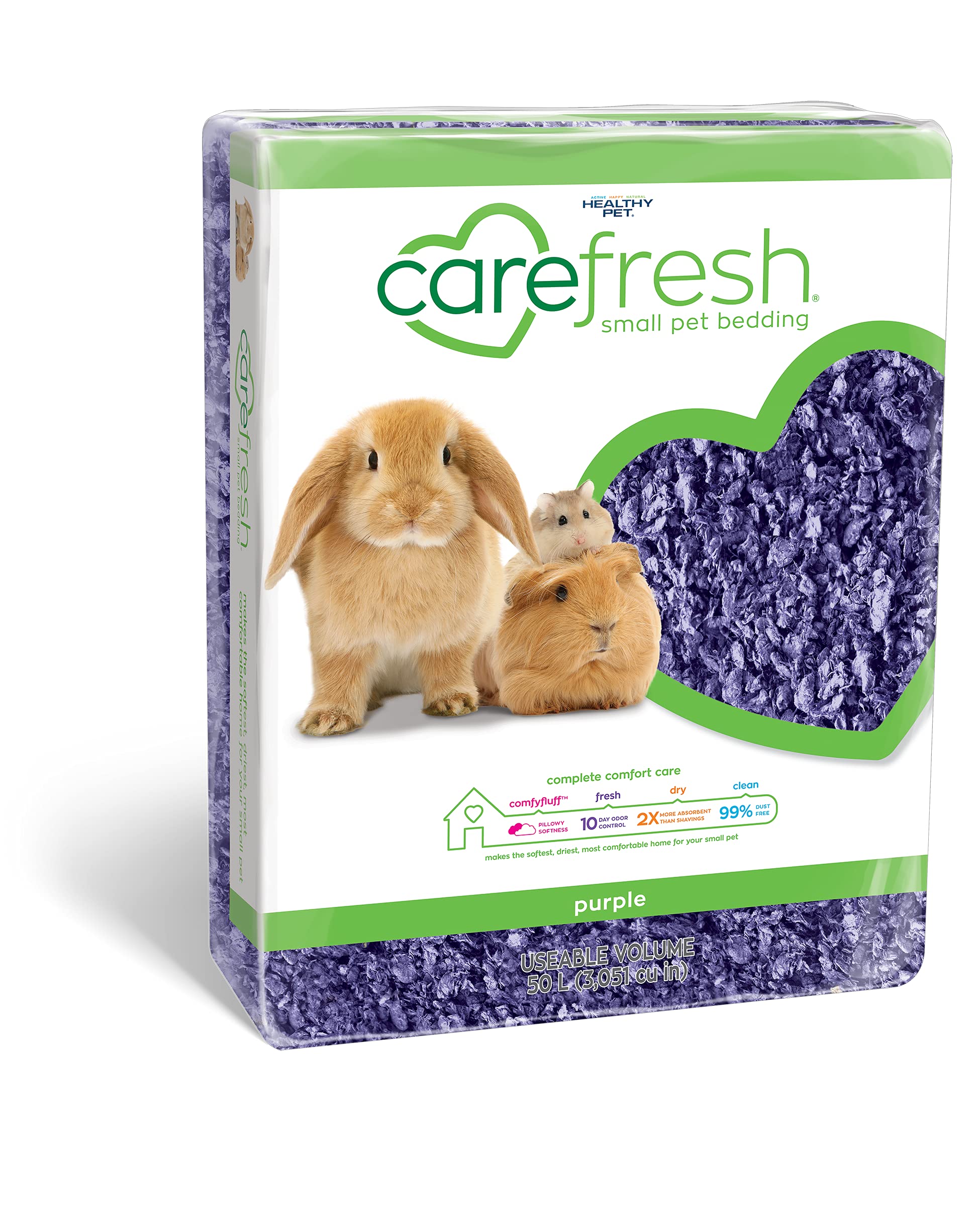 Carefresh carefresh 99% Dust-Free Playful Purple Natural Paper