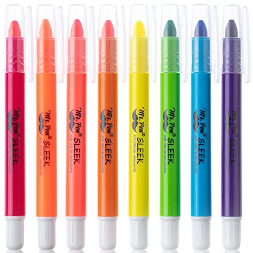 Mr. Pen Mr Pen No Bleed gel Highlighter, Bible Highlighters, Assorted colors, Pack of 8