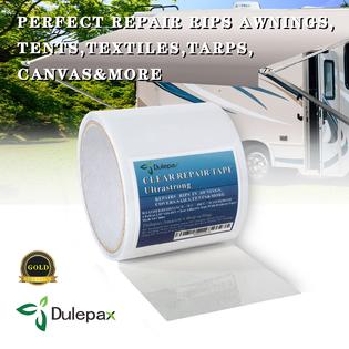 Dulepax-Fabric Repair Tape,Boat covers Repair Tape,Tent Repair Tape,Awning  Repair Tape,RV covers