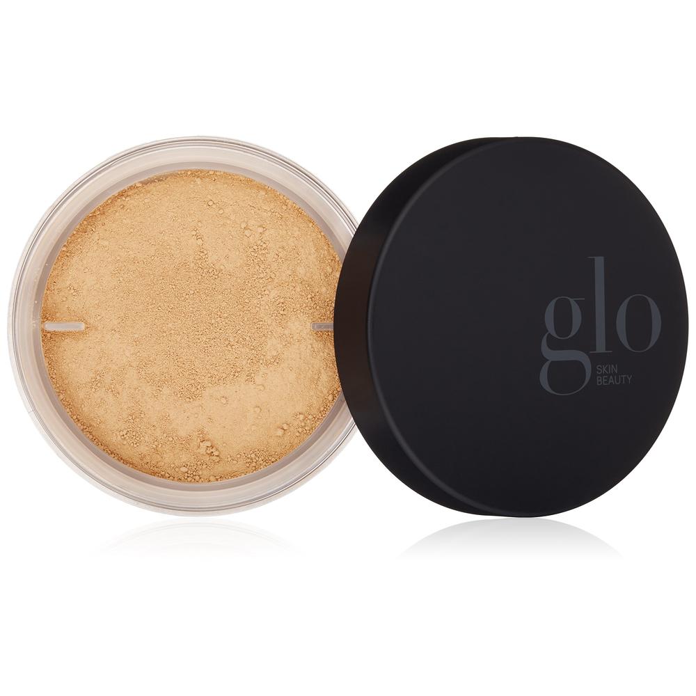 glo Skin Beauty Loose Base Mineral Powder Foundation - Lightweight Makeup Offers Buildable coverage From Sheer to Full, Dewy Fin