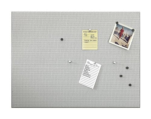 Umbra Bulletboard - cork Board, Bulletin Board and Magnetic Board for walls - Modern Look with Dual Surface Design - Includes 12
