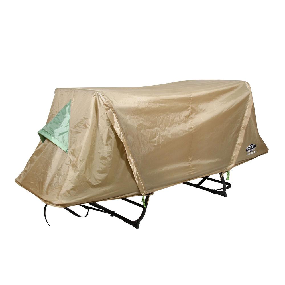 Kamp Rite Kamp-Rite Portable Elevated 1-Person Original Tent Cot, Chair, Tent, for Camping or Hunting, Easy Setup, Waterproof Rainfly & Ca