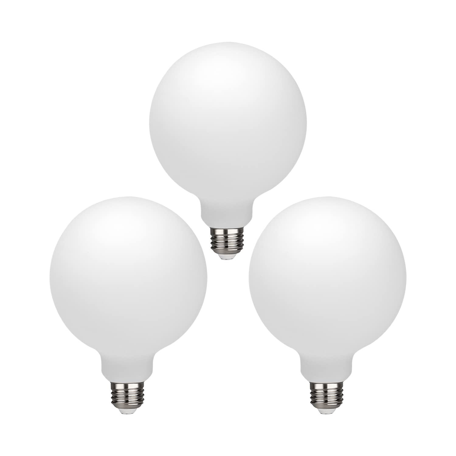 KGC LED Edison Globe Light Bulb, Warm White 2700K CRI 95, LED Filament Light Bulb, 5.5W Equivalent to 60W, G30(G95) Dimmable 600