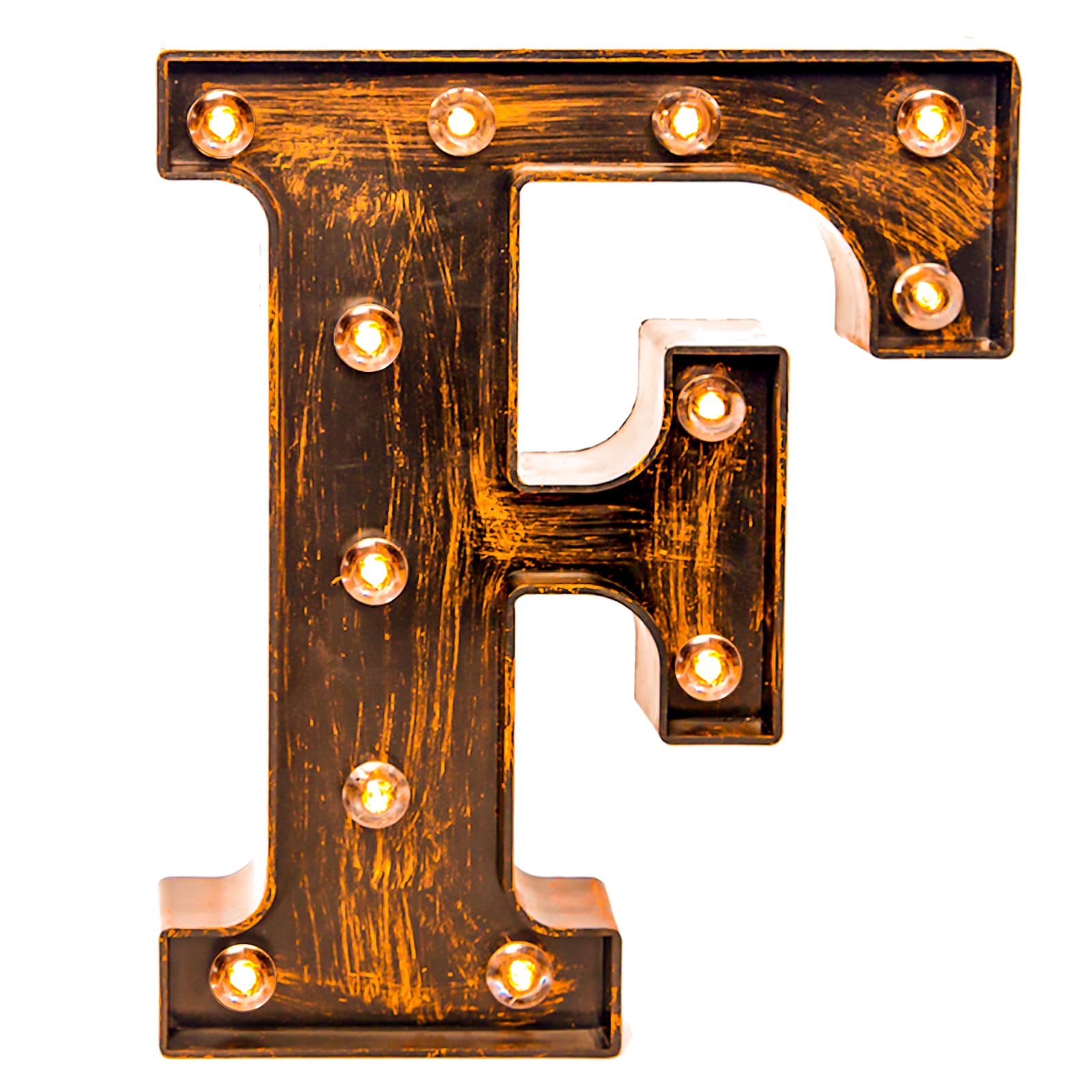 Glintee LED Marquee Letter Lights Vintage Style Light Up 26 Alphabet Letter Signs for Wedding Birthday Party christmas Home Bar cafe Ini