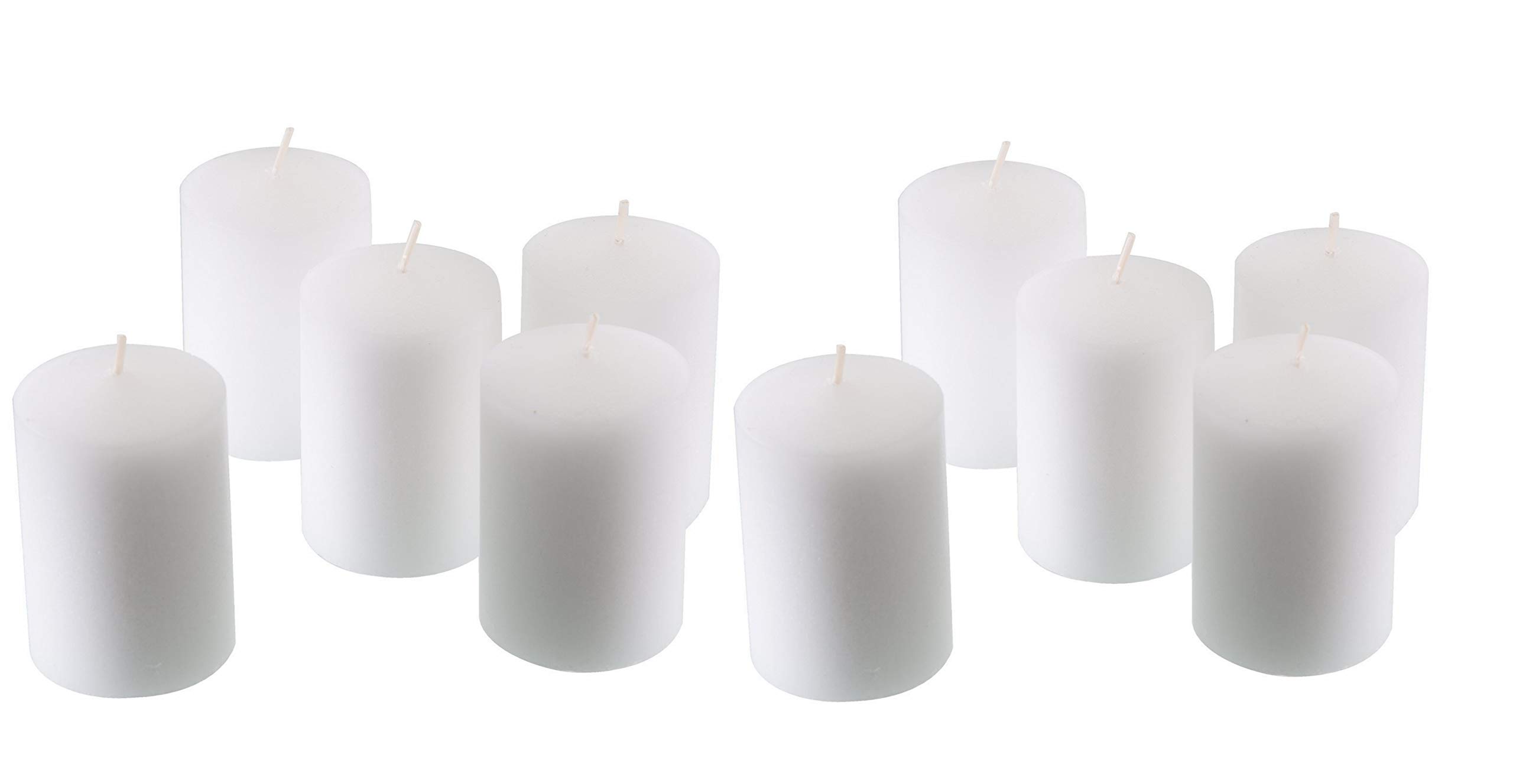 D'light Online Dlight Online 15 Hour Unscented White Emergency And Events Bulk Votive candles For Wedding Votives, Luminary candles, Restaurant