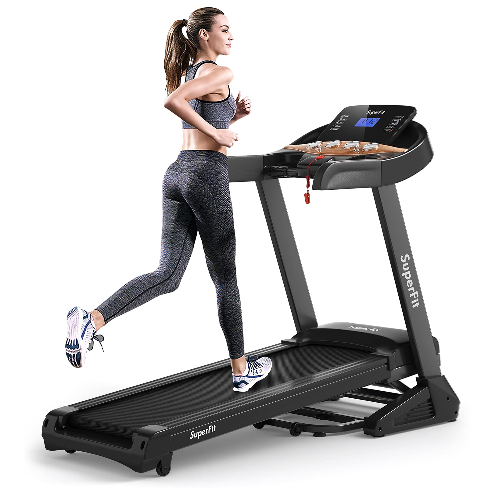 Goplus Folding Treadmill with Incline, Electric Superfit - Main Image