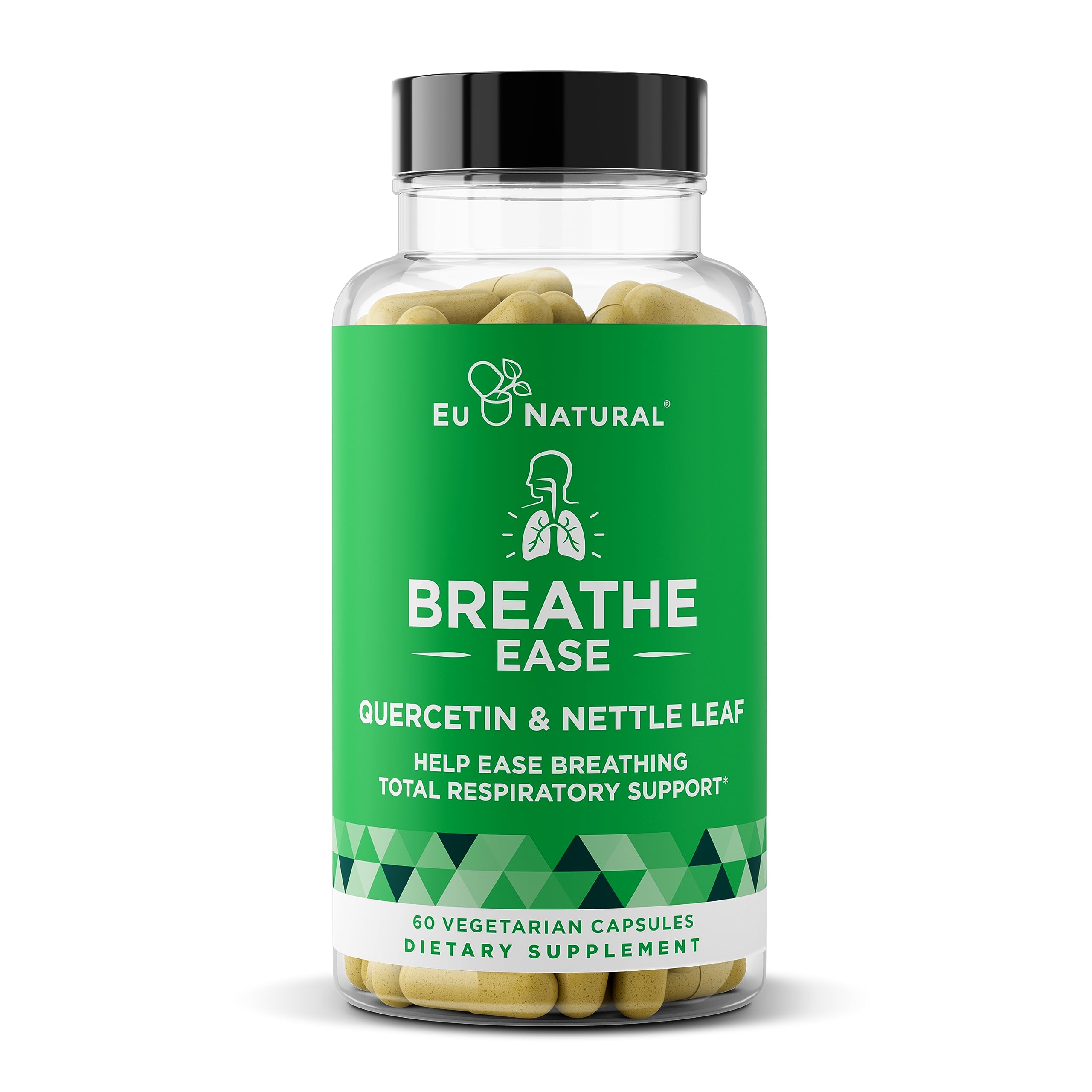 Eu Natural Breathe Inhaler Support Supplement - Sinus, Lungs, Open & Clear Airways - Seasonal Nasal Health, Bronchial Wellness, Healthy Che