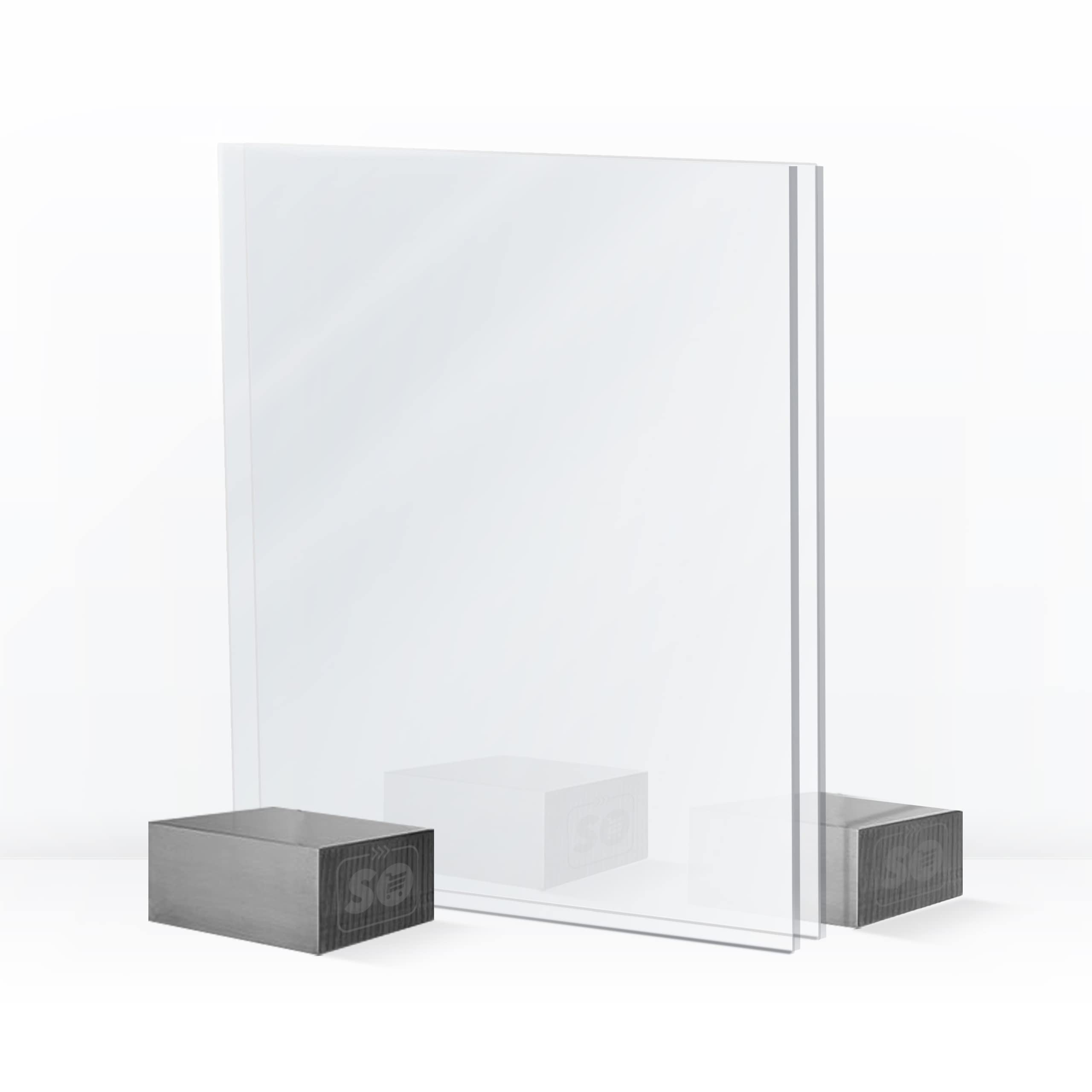 SPEEDYORDERS Two Way Mirror 2 Way Acrylic Mirror Sheet - 2 Way Mirror See Through Mirror - Plexiglass Sheet - Smart Mirror - Two