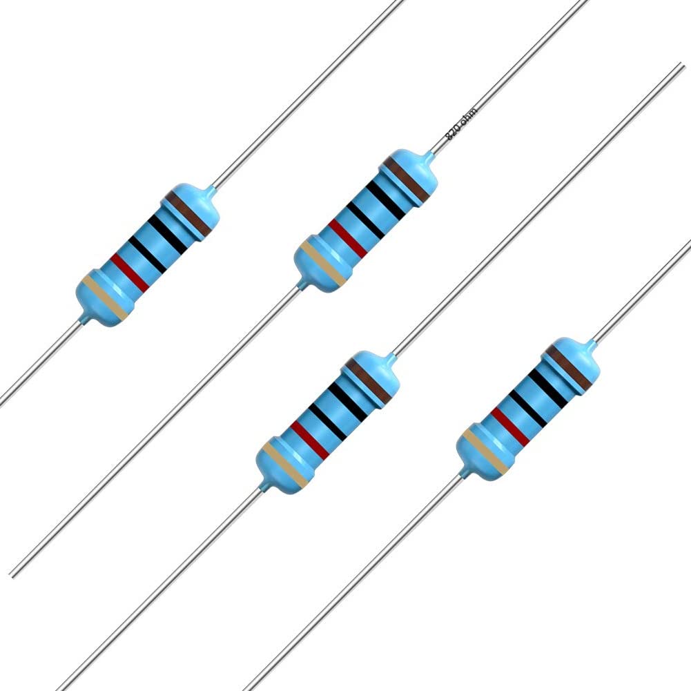 california JOS 100pcs 820 ohm Resistor 14w (025 Watt) A1 Tolerance ...