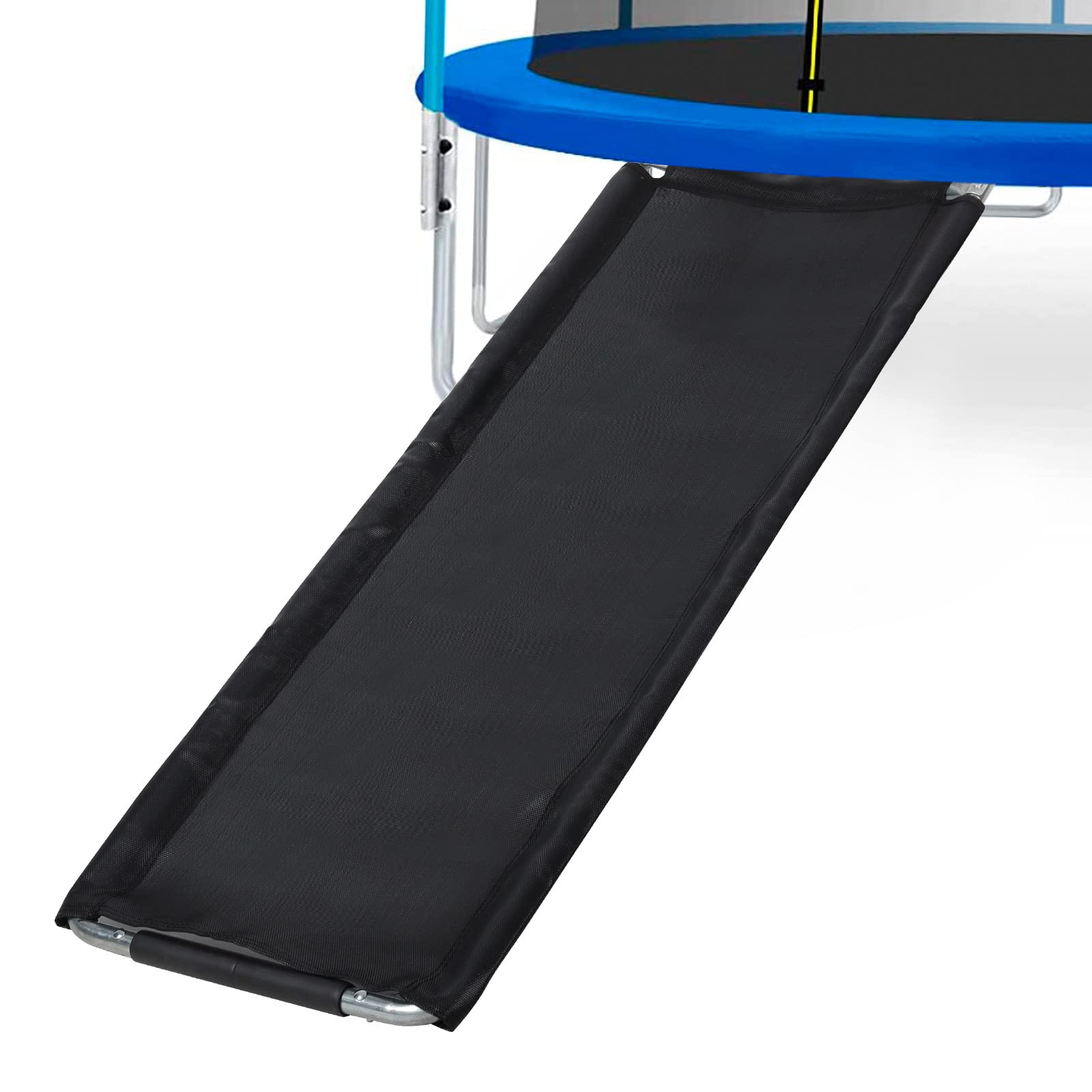 FirstE Trampoline Slide, Width 22" Slide Ladder with Strong Tear Resistant Fabric, Easy to Install Universal Trampoline Accessor