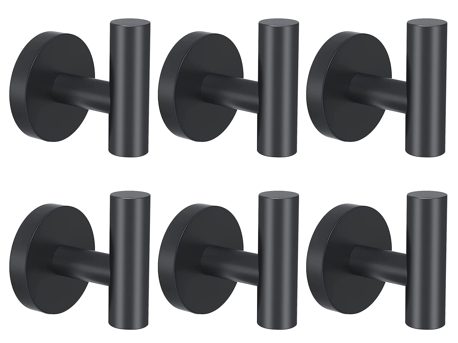 stusgo Black Towel Hooks Bathroom Hook coat Hooks SUS304 Stainless ...