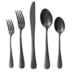 Xingjiake Black Silverware Set 40 Piece, Flatware Cutlery Set For 8, Stainless Steel Forks And Spoons Silverware Set, Kitchen Ut