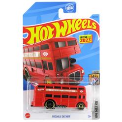 Hot Wheels 2023#202/250 HW Metro #7/10 Double-Decker Drag Bus Trouble Decker