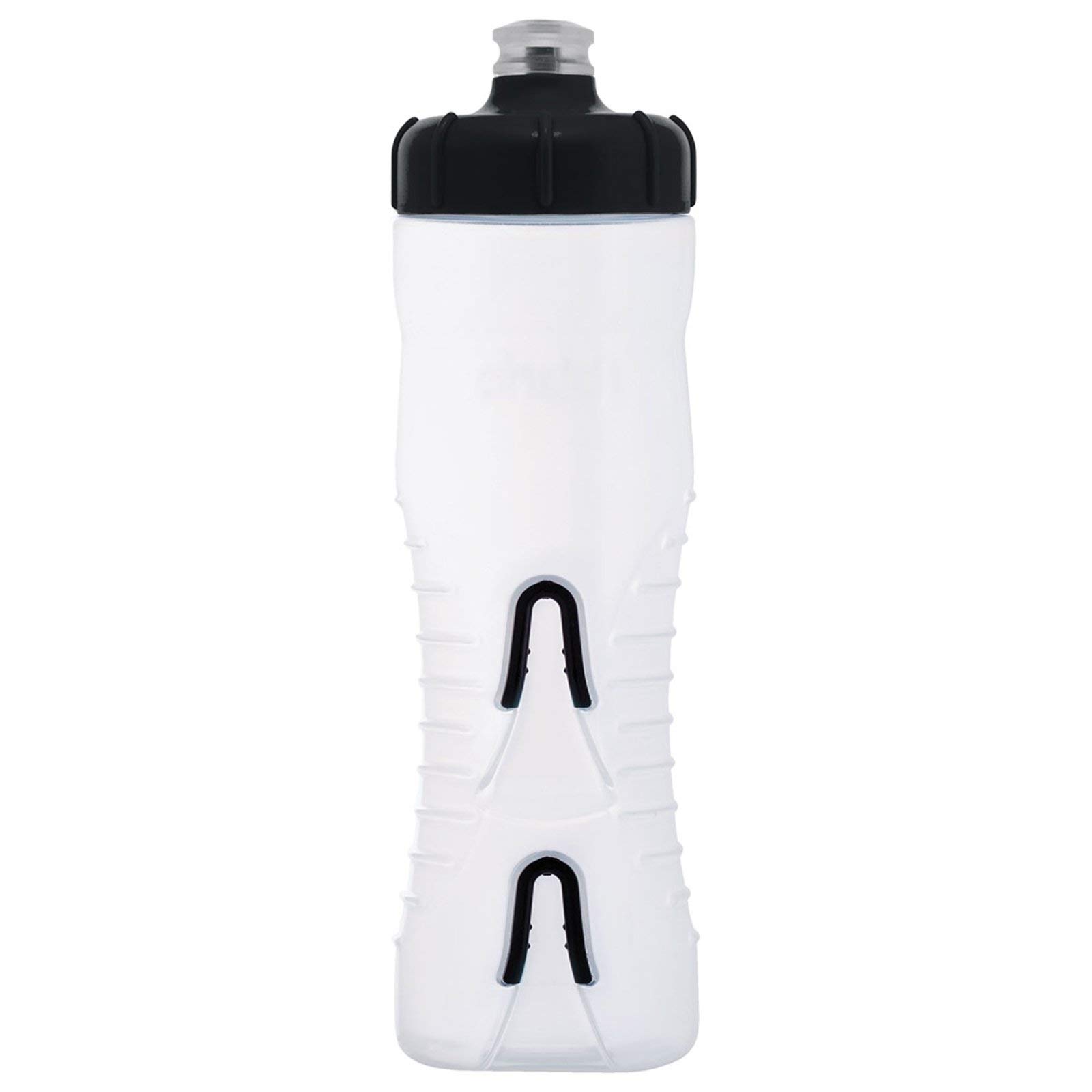 Fabric Cageless Water Bottle, 750ml, Clear/Black