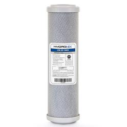 Hydronix CB-25-1005 Whole House RO & Drinking Systems NSF Coconut Carbon Block Water Filter 2.5 x 10-5 Micron