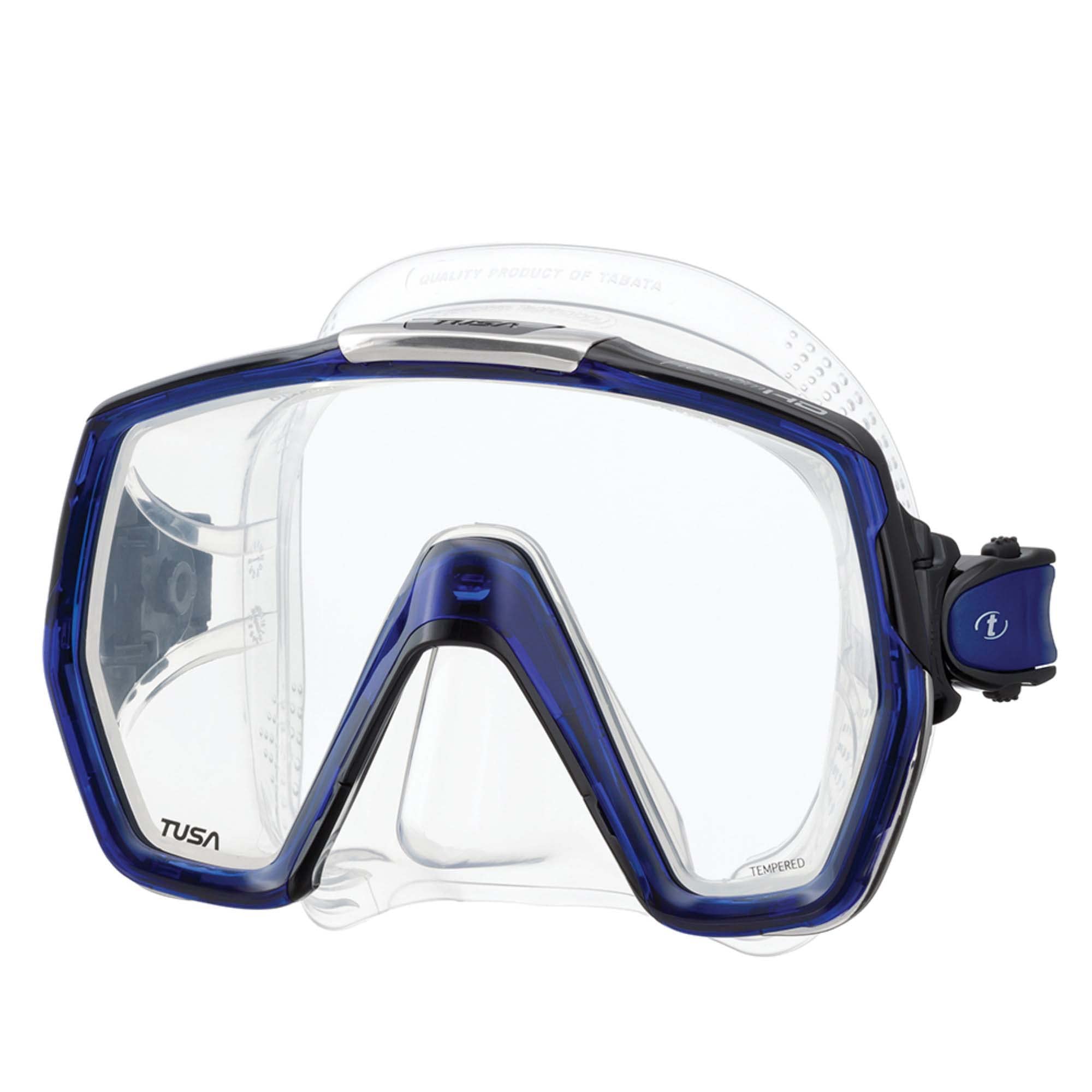 TUSA M-1001 Freedom HD Scuba Diving Mask, Cobalt Blue