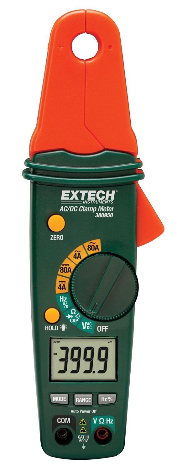 Extech 380950 Mini AC/DC 80A Clamp Meter