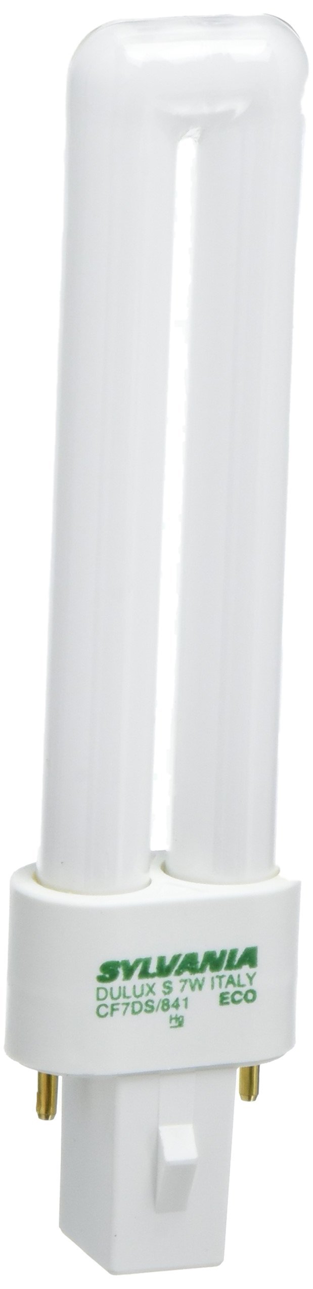 LEDVANCE Sylvania 21274 Compact Fluorescent 2 Pin Single Tube 4000K, 7-watt