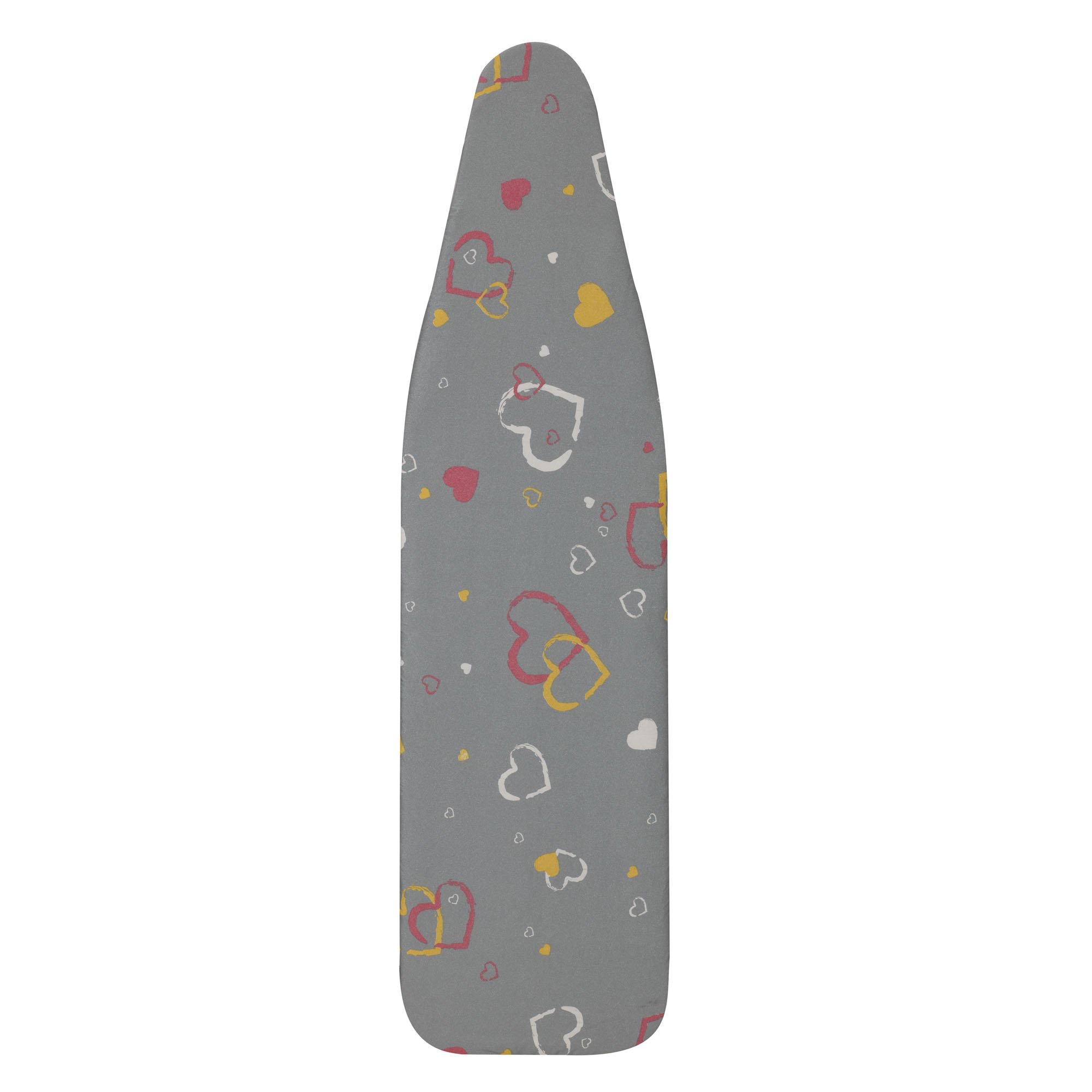 Household Essentials 7001-1 Ultra Ironing Board Cover and Pad, Hearts Print with Sparkle Finish