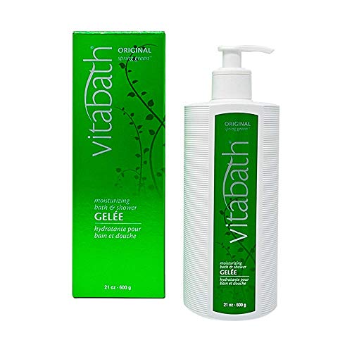 Vitabath Original Spring Green Bath & Shower Gelee Moisturizing Body Cleanser - Pine, Rosewood & Patchouli - Cruelty-Free, Glute