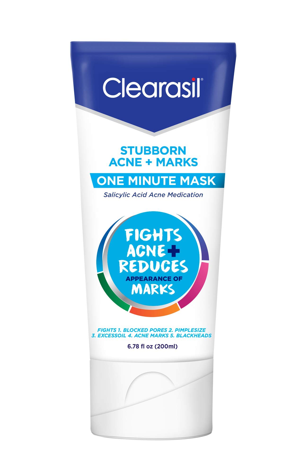 clearasil Stubborn Acne control One Minute Mask, 678 oz