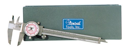 Central Tools 6628 Thumb Lock Dial Caliper 0-6", 0-150mm Range