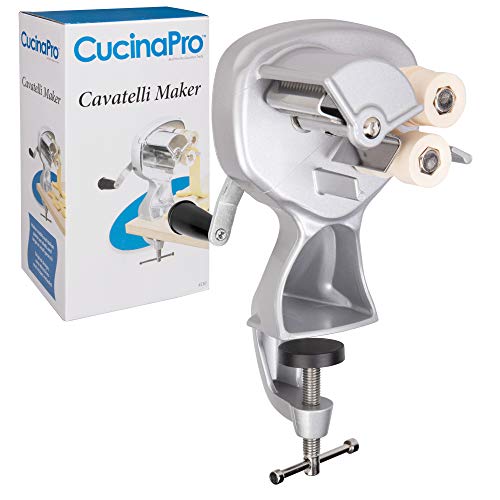 Cucina Pro Cavatelli Maker Machine w Easy Clean Rollers- Makes