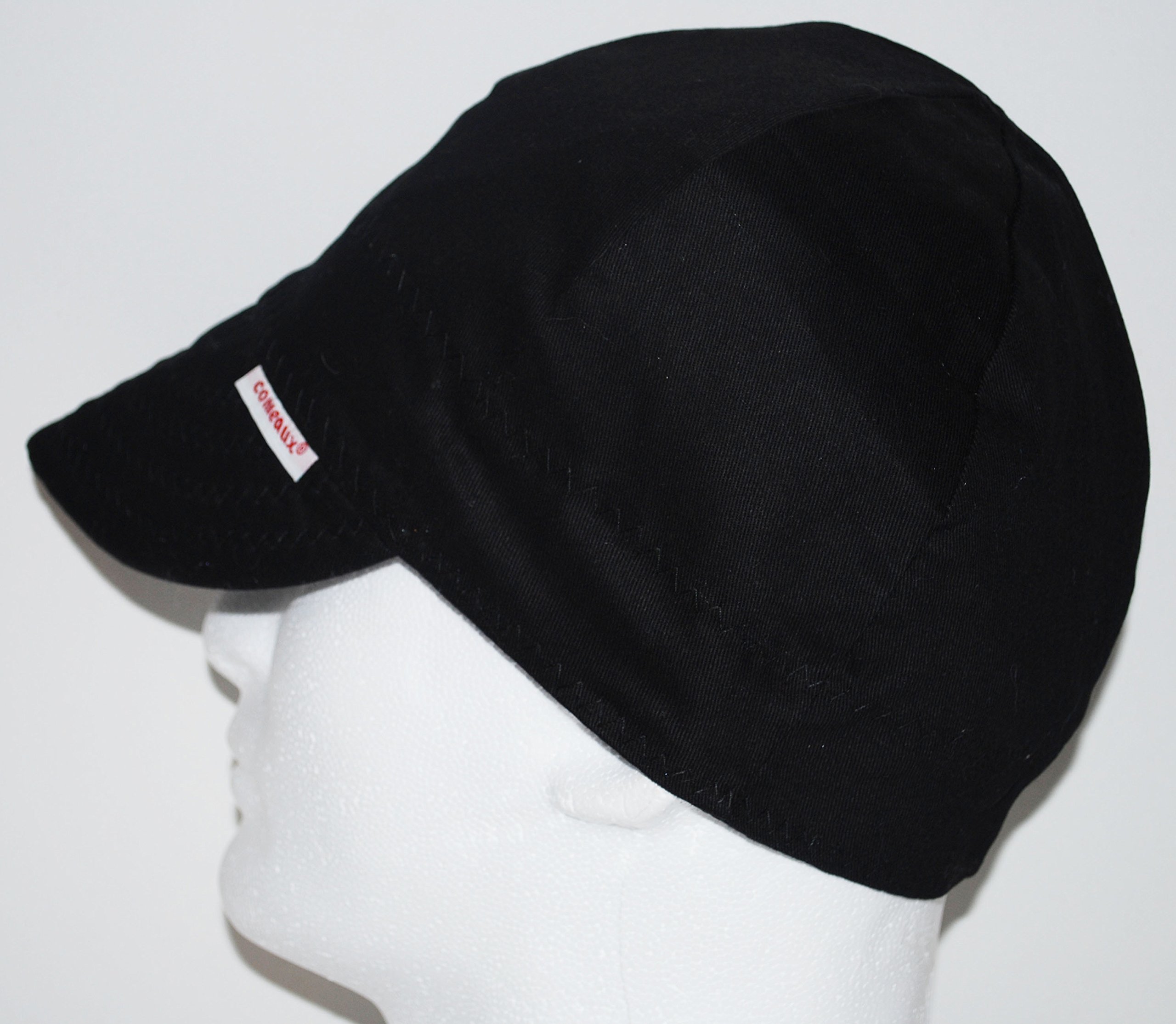 Comeaux Caps Reversible Welding Cap Solid Black 7 12