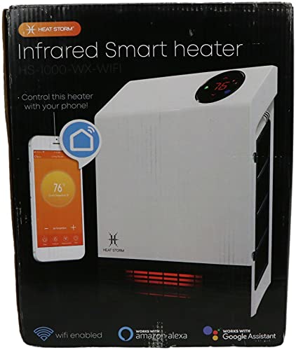 Heat Storm HS1000WXWIFI WiFi Infrared Wall Heater 1000 Watt