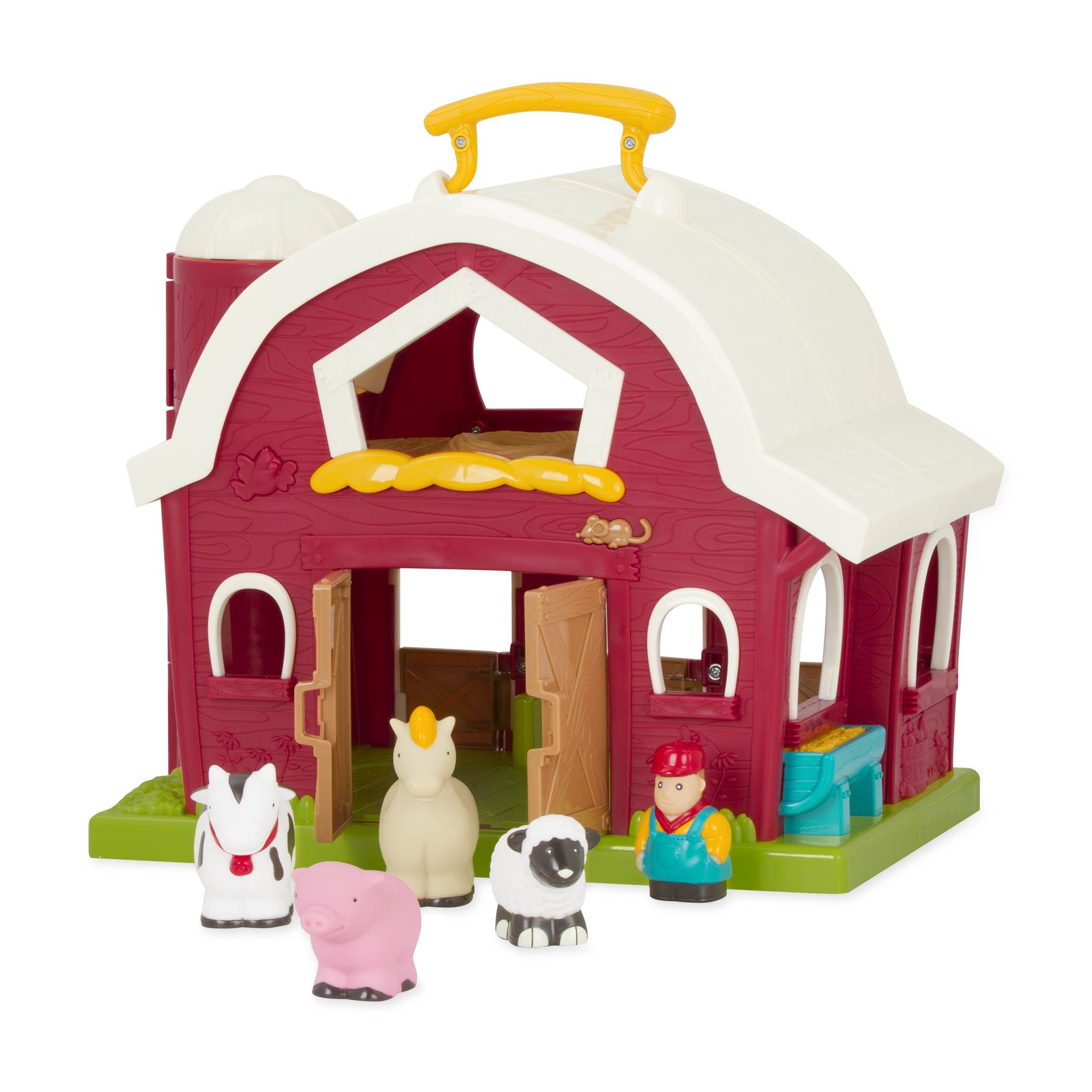 Battat Classic Barn Playset Farm Toys For Toddlers Farm