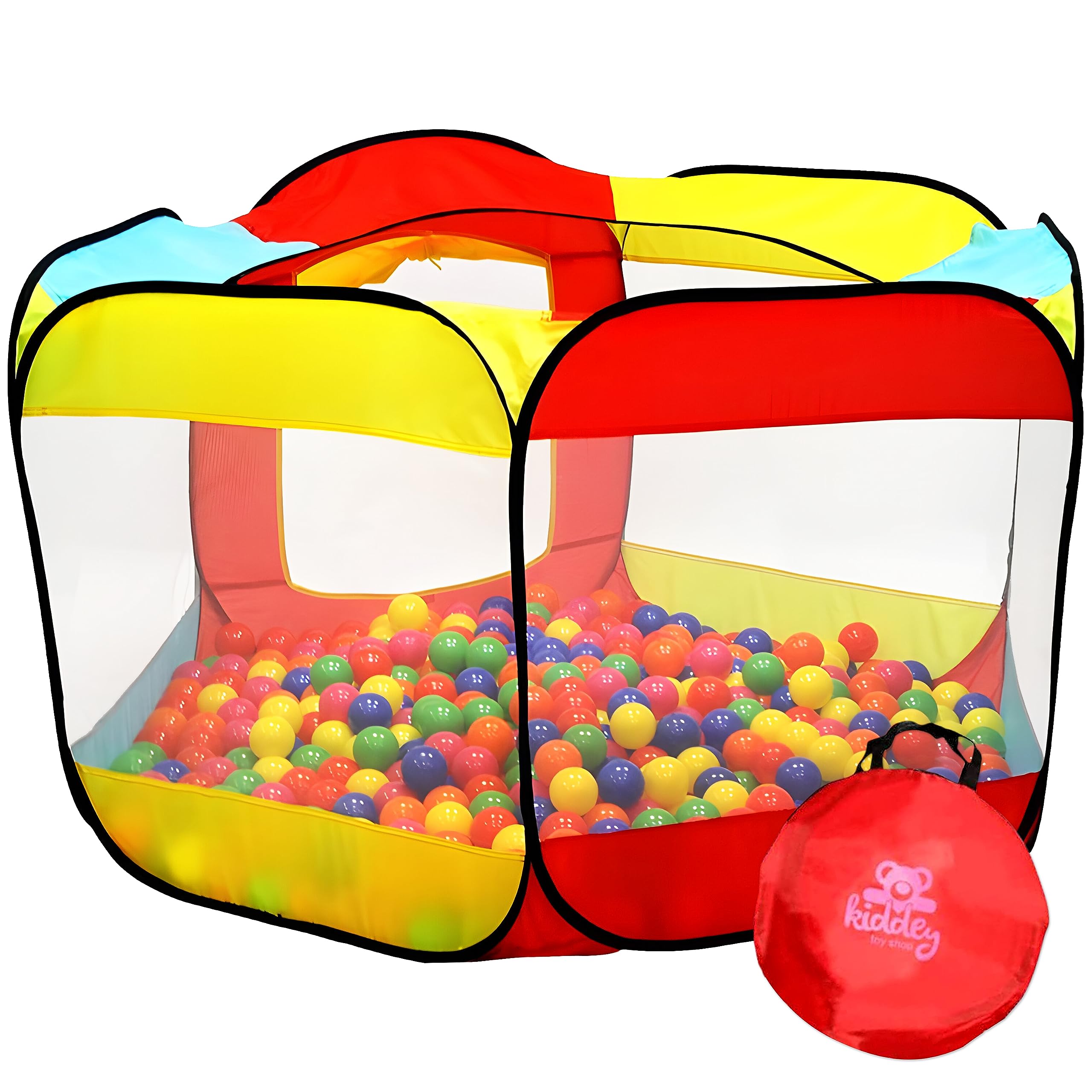 Kiddey Ball Pit Play Tent for Kids  Fun Ball Pits for Children Toddlers and Babies  Fill Playhouse with Plastic Balls Idea