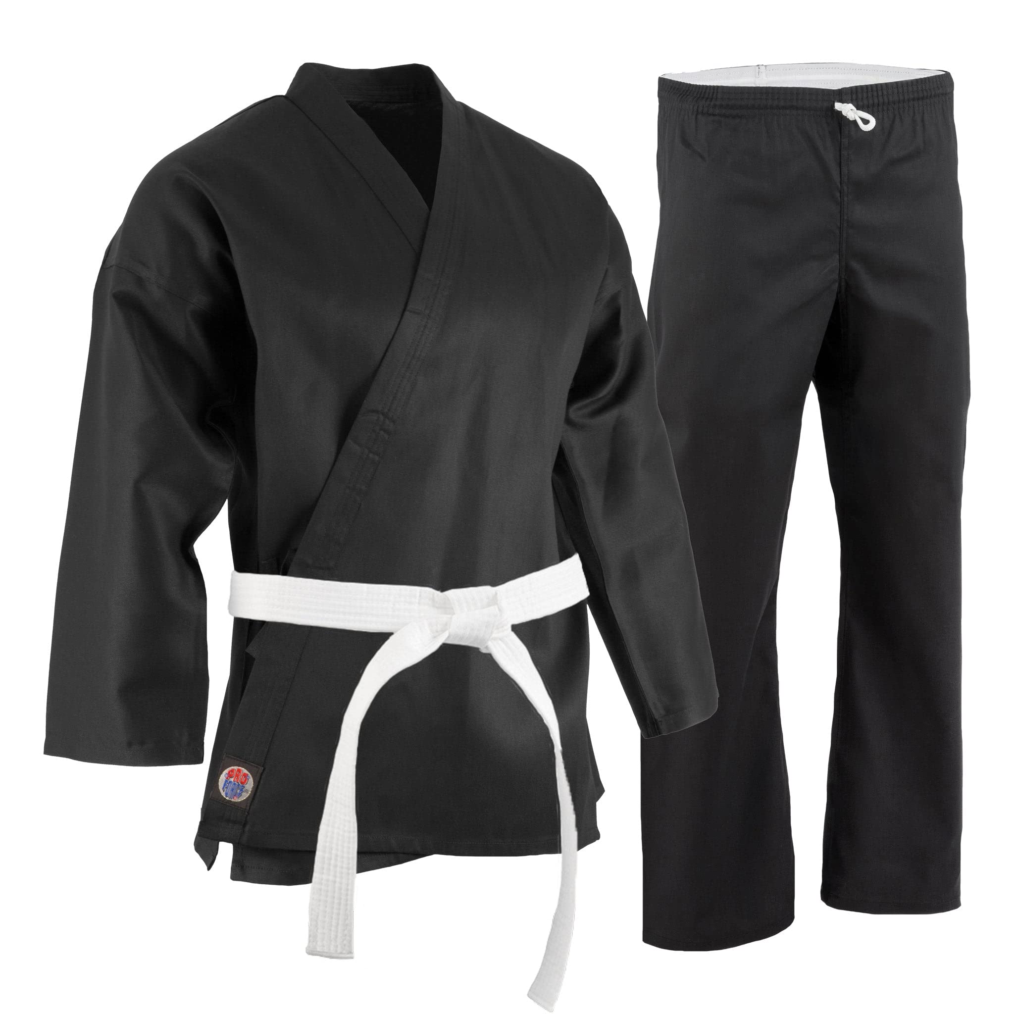 Pro Force ProForce 6oz Student Karate Gi / Uniform - Black - Size 2, image size:2048x2048