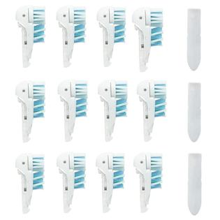 4-Pack Soft Bristle Electric Toothbrush Replacement Heads – Compatible With Oral-B Braun (Dual Color)