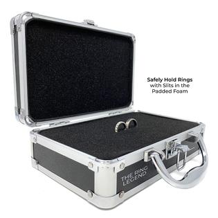 THE RING LEGEND Ring Security Ring Bearer Briefcase with Padded