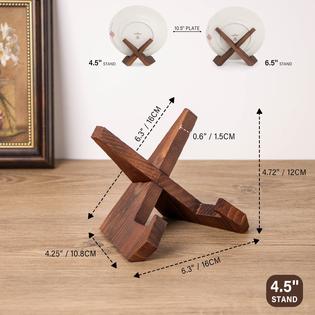 Ikea Plate Bamboo Wooden Plate Display Stand ANBOXIT Plate