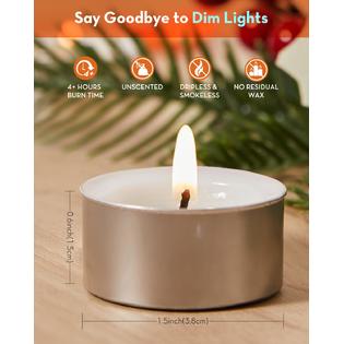 75pk Candele Luci T Profumi Profumi Vari 4 Ore Brucia Notte T - Foto 7