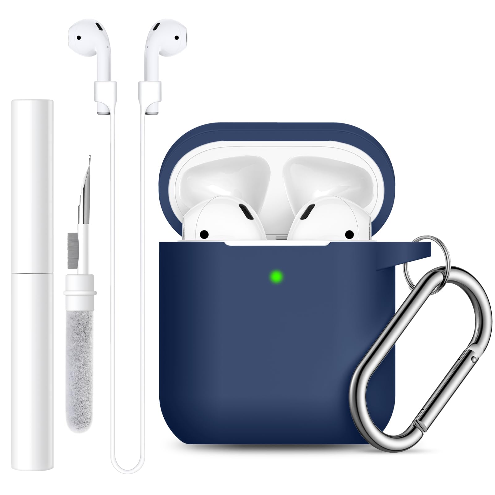 Lerobo AirPods Case 1st/2nd Generation Case Cover with Cleaner Kit