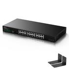 16 Port 2.5Gb Web Unmanaged Ethernet Network Switch With 16 X 2.5G Base-T Port | 2 X 10G SFP | Work With 10-100-1000Mbps | 120G Bandwidth | Fanless Quiet | Rack Mount | Sturdy Metal Casing