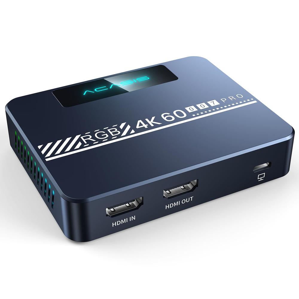 520 Capture ACASIS 4K60fps Video Capture Card for Streaming and Gaming VRR Support ...