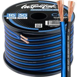 KnuKonceptz Bassik 16 AWG Speaker Wire - 100ft Spool For Home Theater Or Car Audio