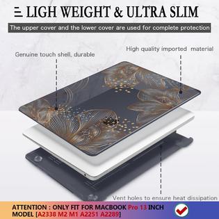 CISSOOK for MacBook Pro 13 inch Case 2023 2022-2020 Release
